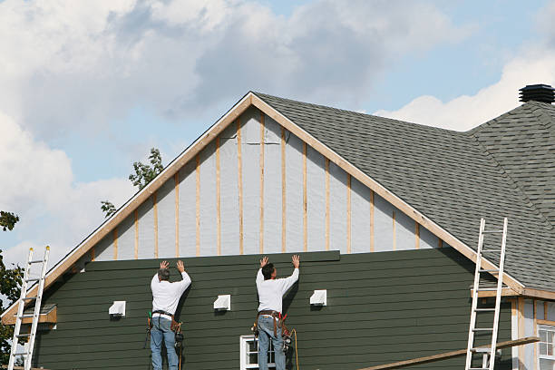 Professional Siding Contractor technician working in Cherryville, NC